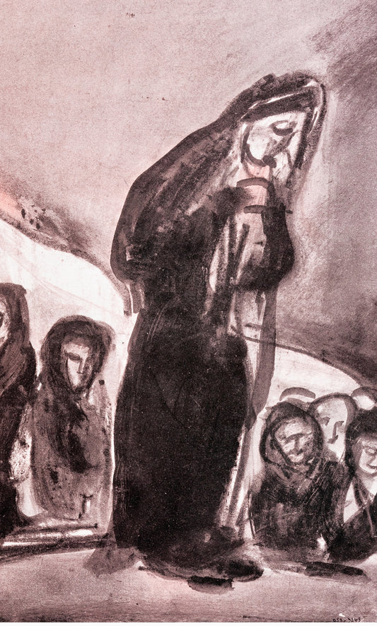 Georges ROUAULT : La Veuve - Lithographie