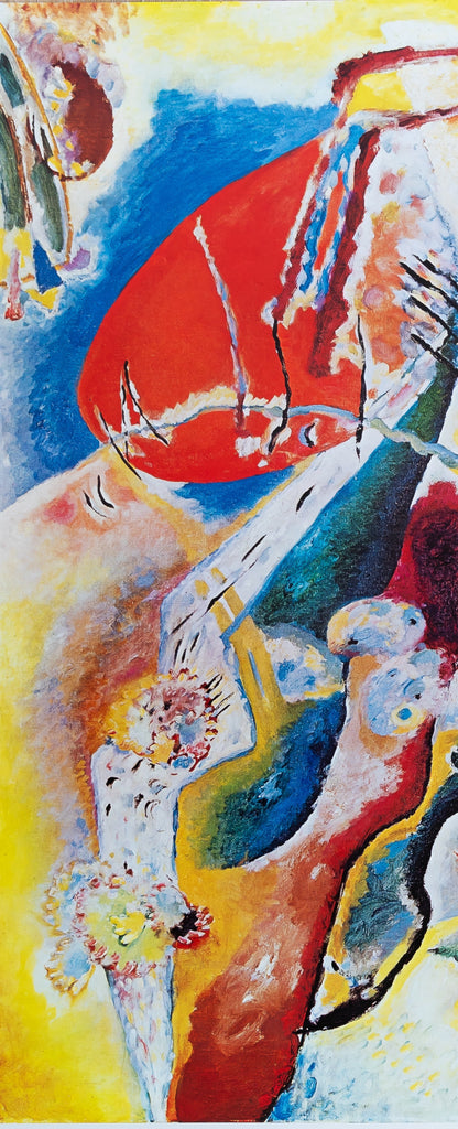 Paul KLEE et Vassily KANDINSKY : Painting with red spot - Affiche originale