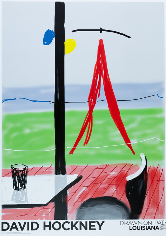 David HOCKNEY : Drawn on Ipad - Affiche originale