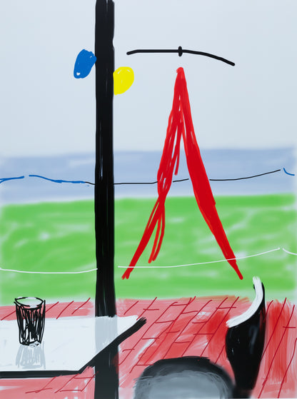 David HOCKNEY : Drawn on Ipad - Affiche originale