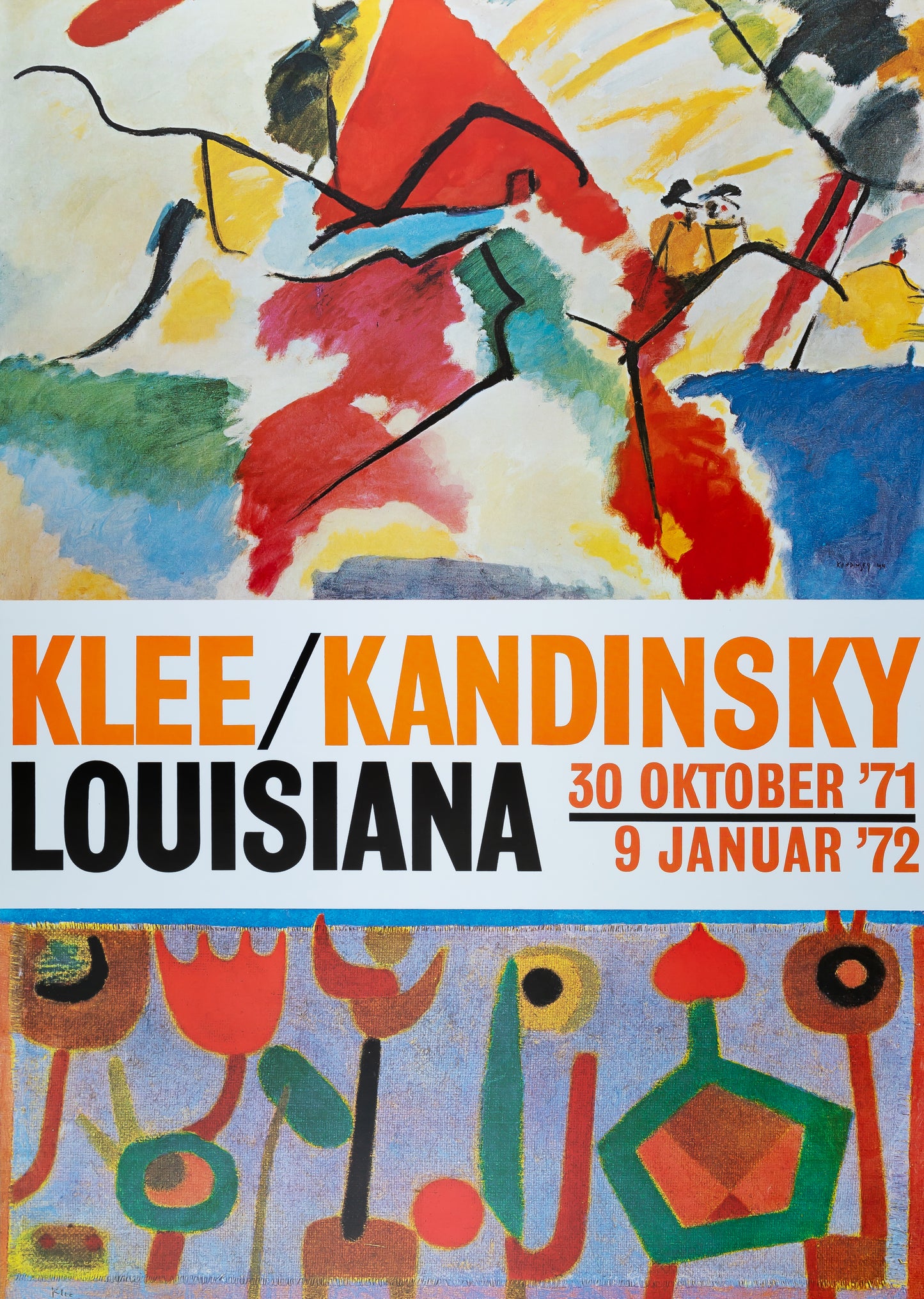 Paul KLEE et Vassily KANDINSKY : Klee et Kandinsky - Affiche originale