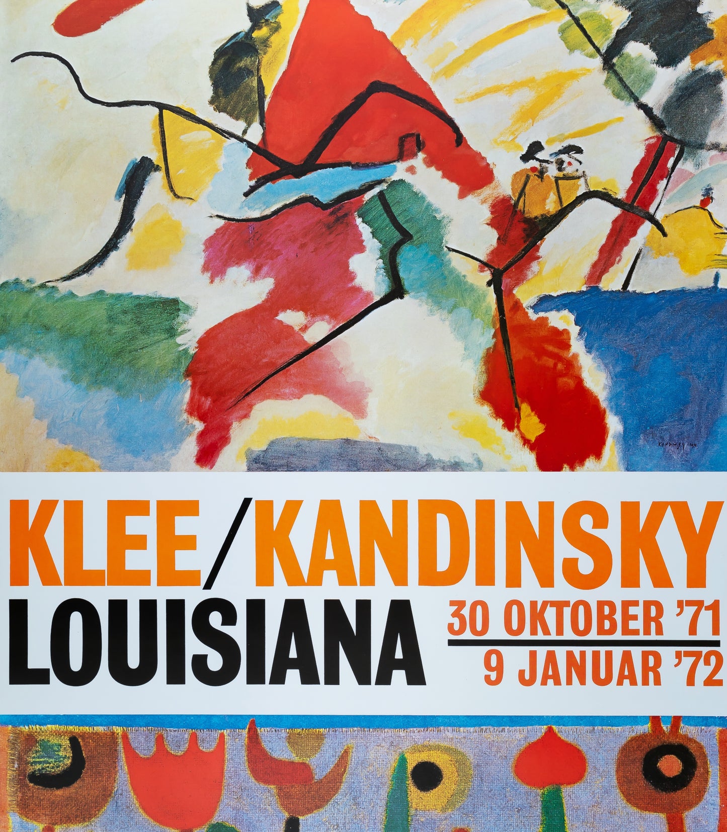 Paul KLEE et Vassily KANDINSKY : Klee et Kandinsky - Affiche originale