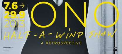Yoko ONO : Half a wind Show - Affiche originale