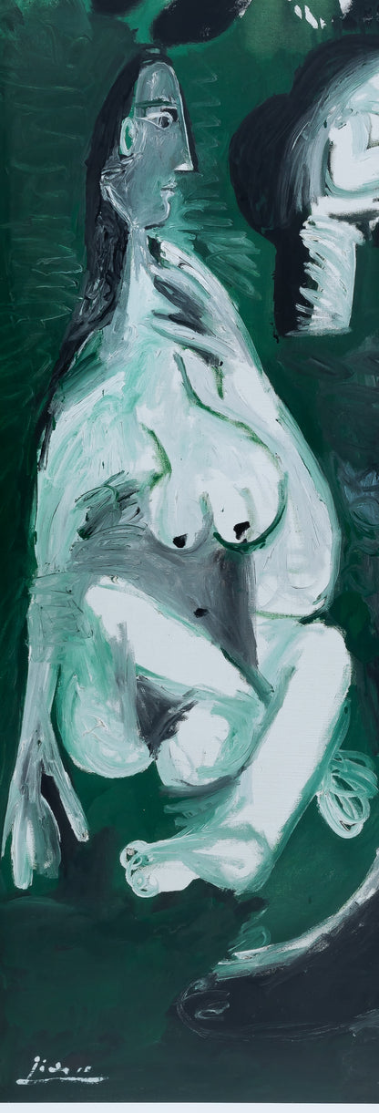 Pablo PICASSO : Le déjeuner sur l'herbe - Affiche originale signée