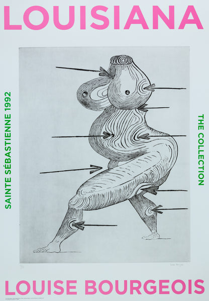 Louise BOURGEOIS : Saint Sebastienne - Affiche originale signée