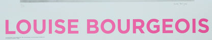 Louise BOURGEOIS : Saint Sebastienne - Affiche originale signée