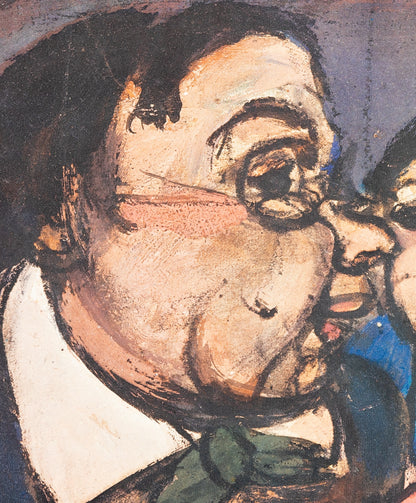 Georges ROUAULT : Les enfants et le maître - Lithographie