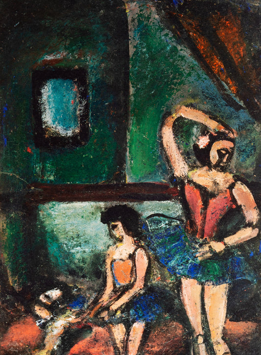 Georges ROUAULT : Danseuses au chien blanc - Lithographie