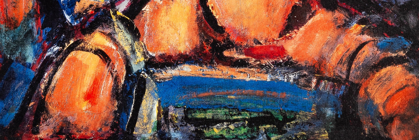 Georges ROUAULT : Le Christ pensif - Lithographie