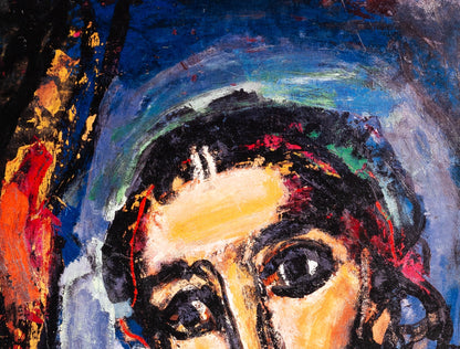 Georges ROUAULT : Le Christ pensif - Lithographie