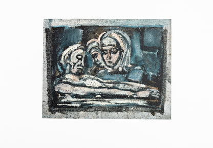 Georges ROUAULT : L'Attente - Lithographie