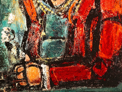 Georges ROUAULT : Le Roi Couronné - Lithographie