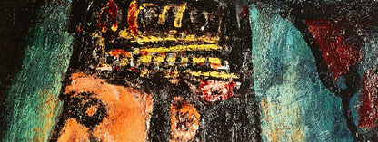 Georges ROUAULT : Le Roi Couronné - Lithographie