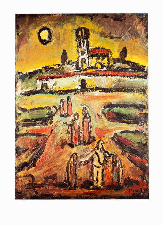 Georges ROUAULT : L'entrée du Village - Lithographie signée