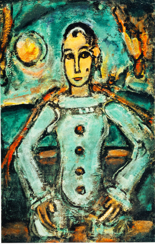 Georges ROUAULT : Pierrot le clown - Lithographie