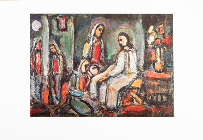 Georges ROUAULT: Jesus and Mary Magdalene - Lithograph
