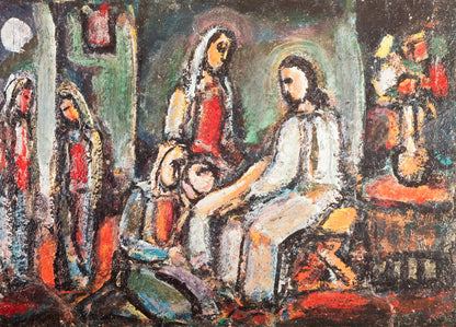 Georges ROUAULT: Jesus and Mary Magdalene - Lithograph