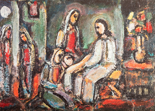 Georges ROUAULT: Jesus and Mary Magdalene - Lithograph