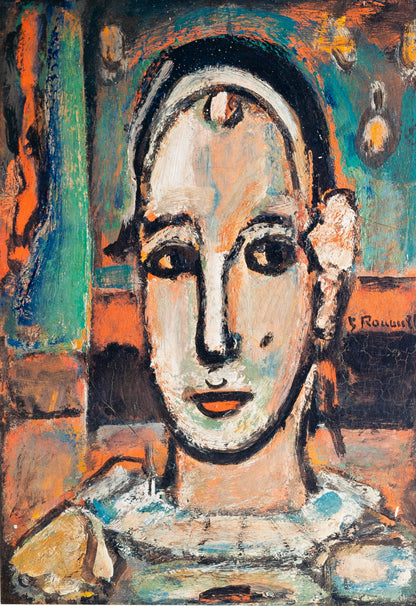 Georges ROUAULT: Pierrot the clown - Signed lithograph