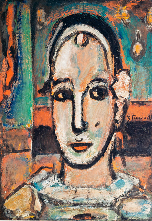 Georges ROUAULT: Pierrot the clown - Signed lithograph