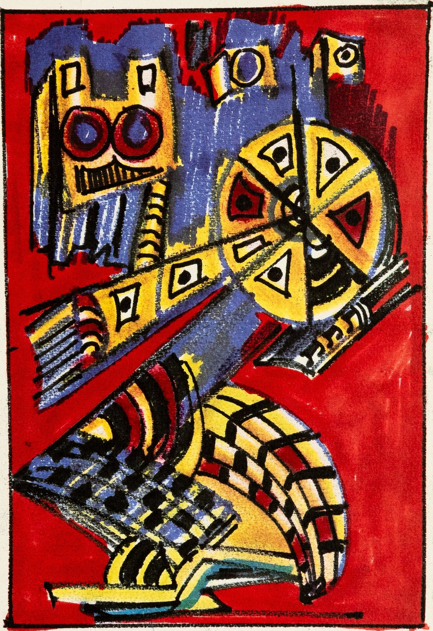 Umberto MASTROIANNI : Etoile filante - Lithographie