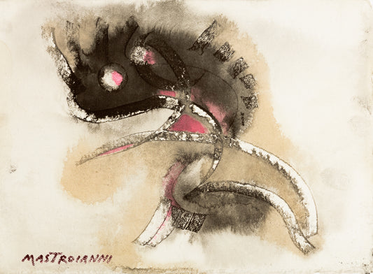 Umberto MASTROIANNI: Nocturnal Chimera, Signed Lithograph