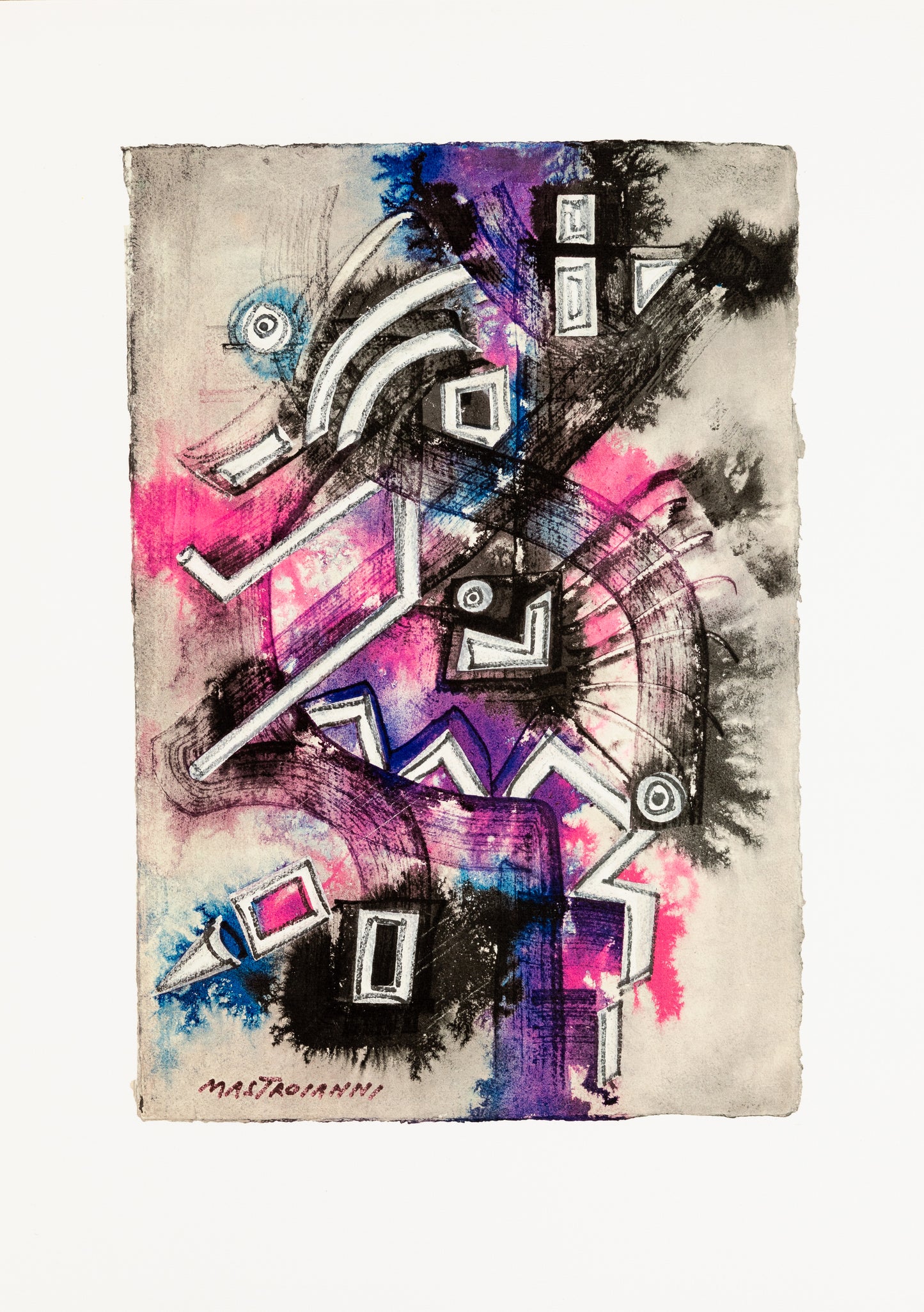 Umberto MASTROIANNI : Cassiopée - Lithographie signée