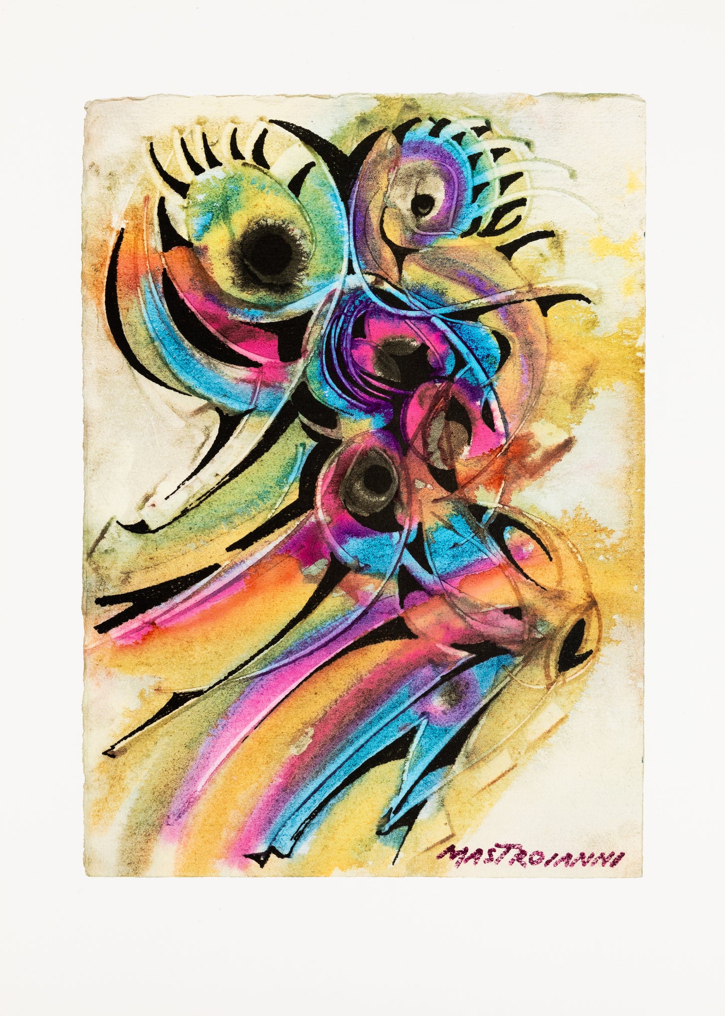 Umberto MASTROIANNI: Homage to Albert the Great, Signed lithograph