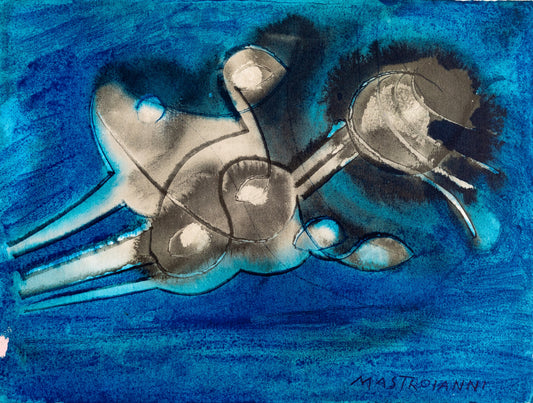 Umberto MASTROIANNI: Goethe's Gardens, Signed Lithograph
