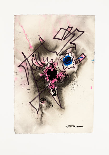 Umberto MASTROIANNI : La petite fable de Novalis - Lithographie signée