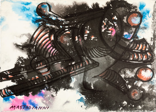 Umberto MASTROIANNI : Abélard et Héloïse - Lithographie signée