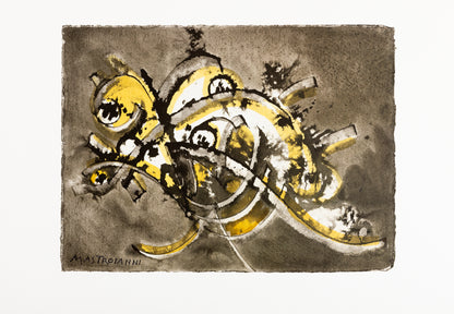 Umberto MASTROIANNI : Paul vers Damas - Lithographie signée