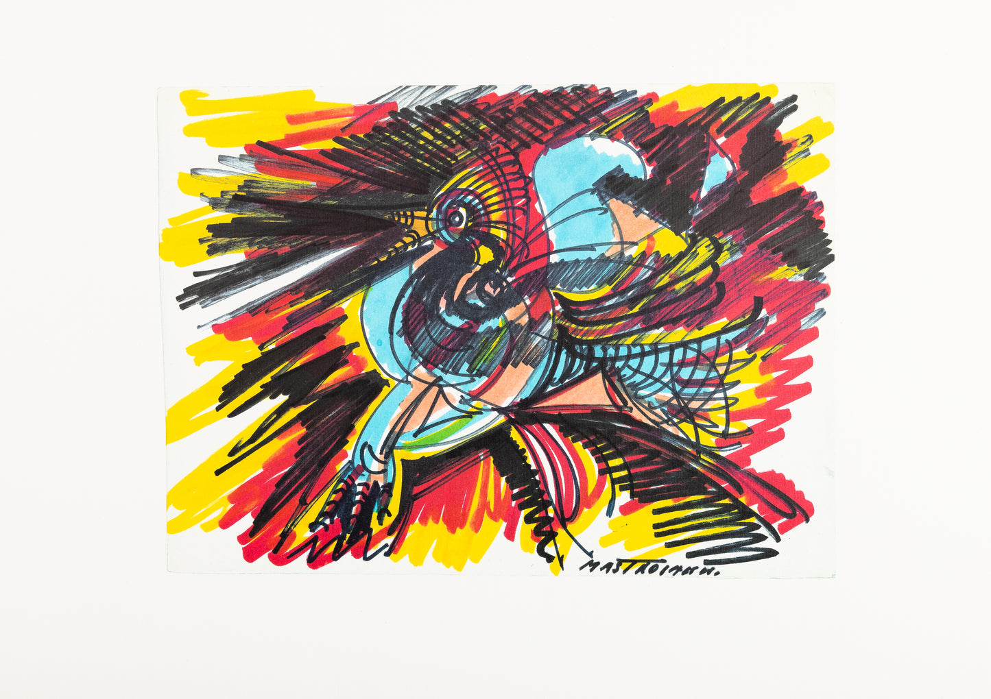 Umberto MASTROIANNI : Siegfried de Wagner - Lithographie signée