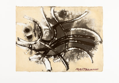 Umberto MASTROIANNI : Le jardin des mystères de Proust - Lithographie signée