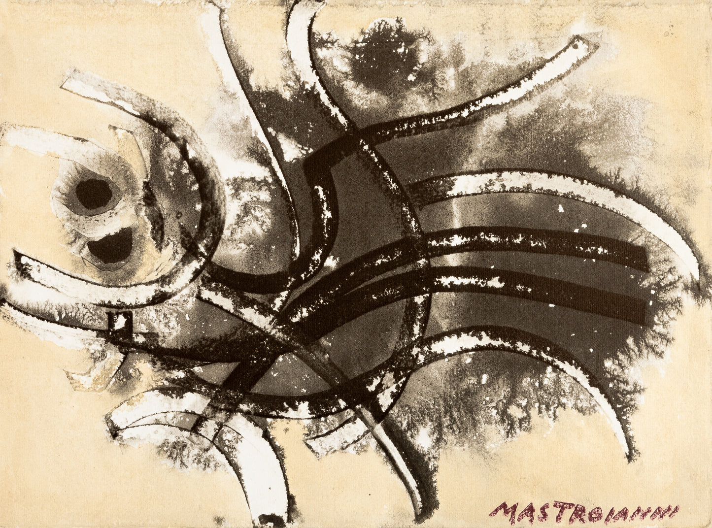Umberto MASTROIANNI : Le jardin des mystères de Proust - Lithographie signée