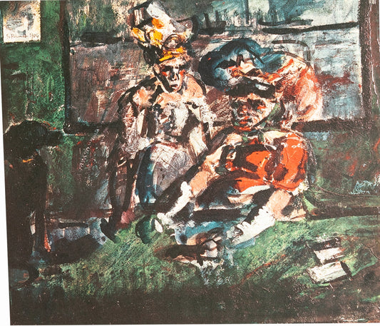 Georges ROUAULT : Les ouvreuses du cirque forain - Lithographie