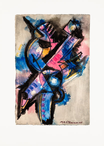 Umberto MASTROIANNI : Les quatre Evangiles - Lithographie signée