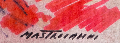 Umberto MASTROIANNI : Apocalypse - Lithographie signée
