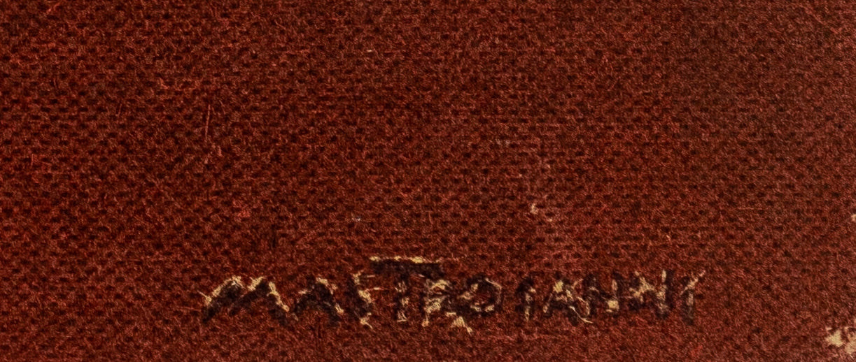 Umberto MASTROIANNI: La paloma y la luna, litografía firmada