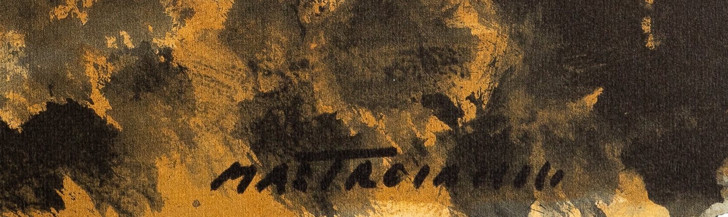 Umberto MASTROIANNI : La Sorcière - Lithographie signée
