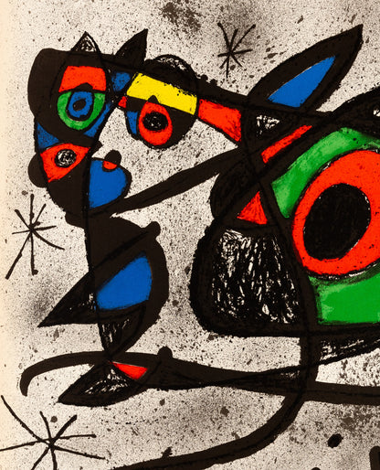 Joan MIRO : Sobreteixims i Escultures - Affiche en lithographie originale signée