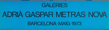 Joan MIRO : Galerie Gaspar 1973 - Affiche en lithographie originale