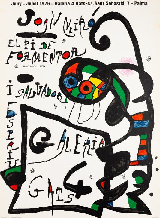 Joan MIRO : L'envol de la danseuse - Affiche en lithographie originale signée