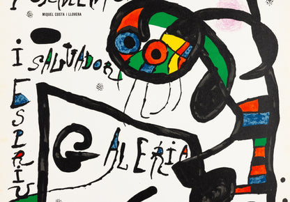 Joan MIRO : L'envol de la danseuse - Affiche en lithographie originale signée