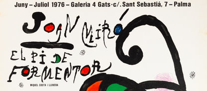 Joan MIRO : L'envol de la danseuse - Affiche en lithographie originale signée