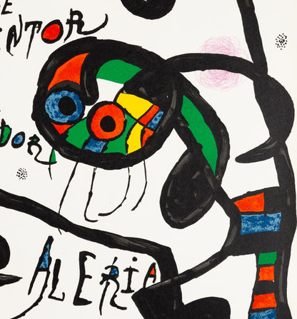 Joan MIRO : L'envol de la danseuse - Affiche en lithographie originale signée