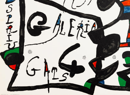 Joan MIRO : L'envol de la danseuse - Affiche en lithographie originale signée