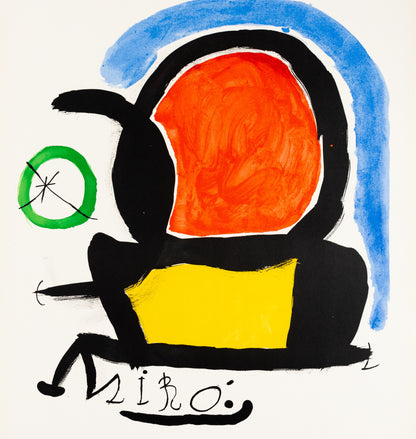 Joan MIRO : Tapis de Tarragona - Affiche en Lithographie originale signée