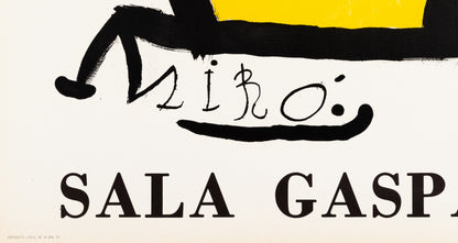 Joan MIRO : Tapis de Tarragona - Affiche en Lithographie originale signée