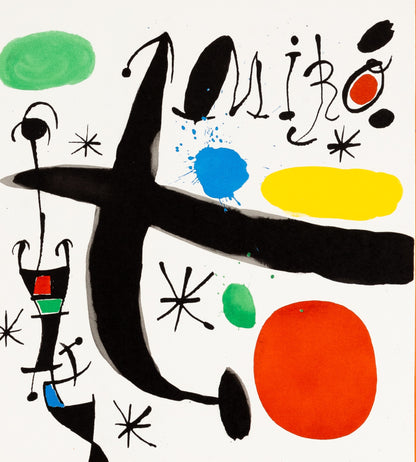 Joan MIRO : Les essències de la Terra - Affiche en lithographie originale signée